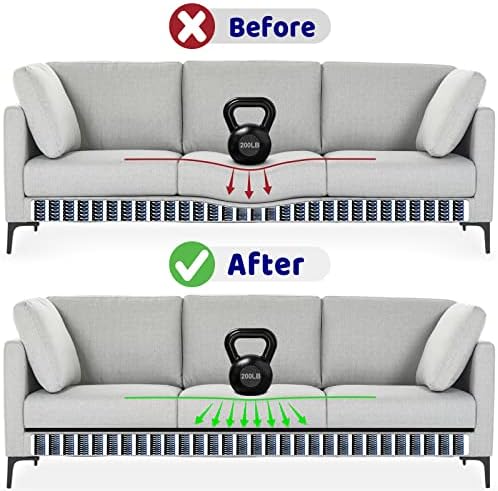 51VLUAGLqJL. AC  - Animal-Gifts Couch Cushion Support [20"x67"], Sofa Cushion Support Board for Sagging Cushions, Under Sofa Couch Sagging Support, 50% Thicker Couch Cushion Replacement Inserts Sofa Saver