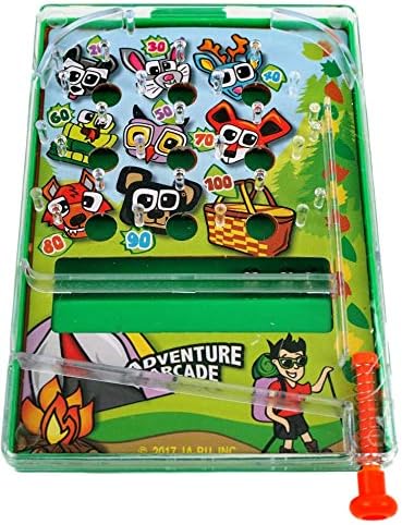 51W2nkkSOaL. AC  - JA-RU Pocket Travel - Pinball Game Toy (1 Pinball Game) Mini Portable Pinball Games for Kids and Adults. Retro Tabletop Handheld Games Classic Vintage Toys. Party Favors Easter Baskets. 3258-1