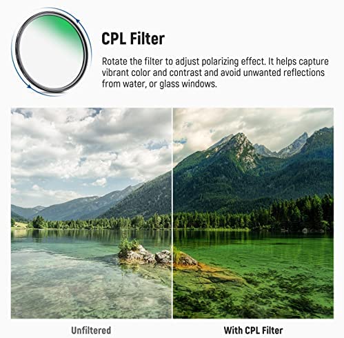 51dJdbdp9uL. AC  - NEEWER 72mm Lens Filter Kit ND8 ND64 CPL Filter Set, Neutral Density+Circular Polarizer Filter Kit with 30 Layers Nano Coating/HD Optical Glass/Water Repellent/Scratch Resistant/Ultra Slim/Filter Bag