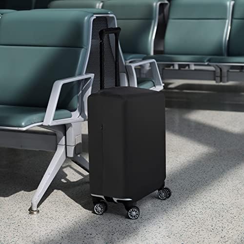 51n2YdFJ0sL. AC  - MININOVA Travel Luggage Cover Suitcase Protector Fits 18-22 Inch Luggage, Black S