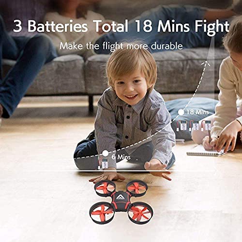 51zFAnJZ rS. AC  - ATTOP Mini Drone for Kids and Beginners-Easy Remote Control Drone, One Key Take Off, Auto-Pairing, Altitude Hold, Throw to Fly Kids Drone, Speed Adjustable Setting w/3 Batteries Kids Christmas Gift
