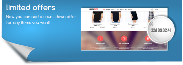 fea limited offer - Queen - Responsive Shopify Sections Theme