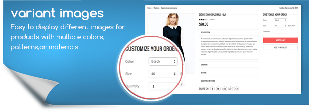 fea variant images - Queen - Responsive Shopify Sections Theme