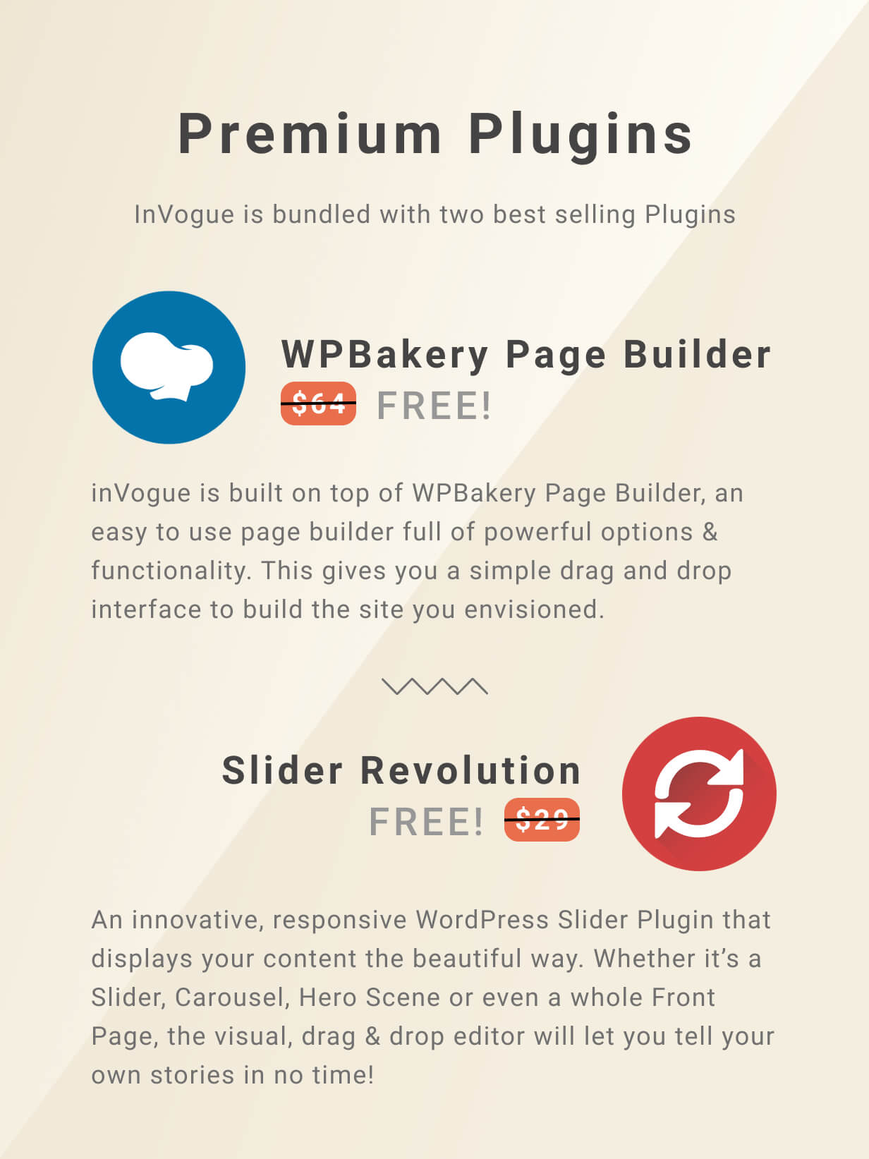 premium plugins - inVogue - WordPress Fashion Shopping Theme