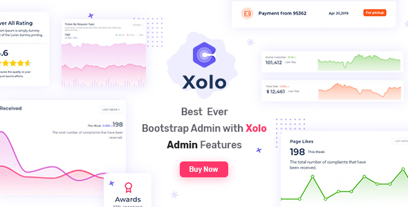 01 banner.  large preview - Xolo - Responsive Admin Dashboard Template