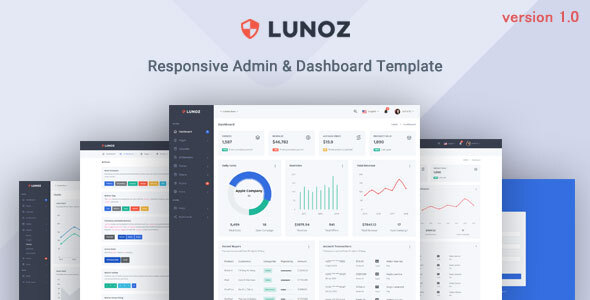 01 lunoz.  large preview - Lunoz - Admin & Dashboard Template