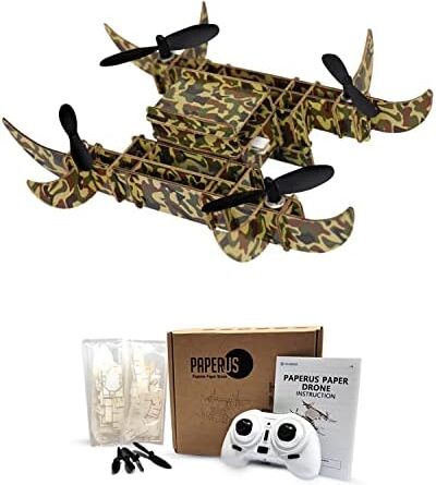 1680861982 41TmbRZtmYL. AC  400x445 - COCODRONE Paper Drone DIY Mini Drone for Kids Adults Beginner with Altitude Hold Headless Mode One Key Start Speed Adjustment - Military