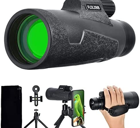 1681901363 51z7ZUkjHQL. AC  489x445 - Monocular Telescope 12X50 Waterproof Telescope, High Definition BAK4 Prism, Adults Compact Monocular with Phone Holder and Metal Tripod for High Definition Bird Watching Hunting Hiking Camping