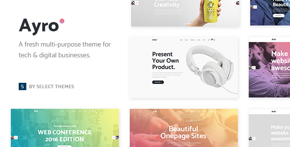 Ayro – Tech Startup Theme