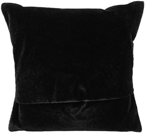 31+OVqdpklL. AC  - 12 Pack Velvet Bracelet Cushion Pillows for Watches and Bangles, Jewelry Display for Selling, Black (3 x 3 In)