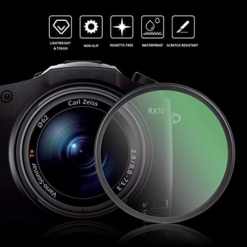 41C+XQmWdHL. AC  - Walking Way 1/4 Black Pro Mist Diffusion Filter 58mm Soft Focus Lens Filter Circular Diffuser Filter Soft Glow Dream Cinematic Dreamy Hazy Diffuser for Portrait/Vlog/Photography/Video