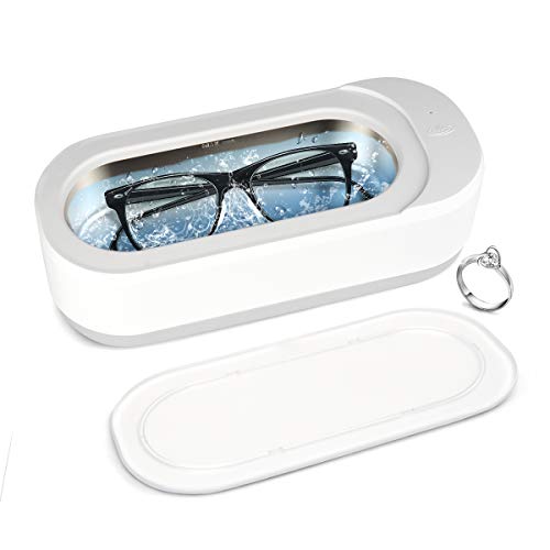 41CDb3kytvL - Ultrasonic Jewelry Cleaner, Portable Professional Ultrasonic Cleaner for Cleaning Jewelry Eyeglasses Watches Shaver Heads