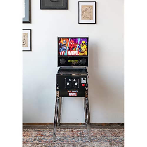 41DjdcqKiIL - Arcade 1Up Marvel Digital Pinball II - Electronic Games