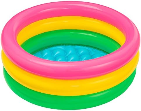 41K8+W5EJLL. AC  - Intex 3-Hoop Inflatable Paddling Pool 61 x 22 cm