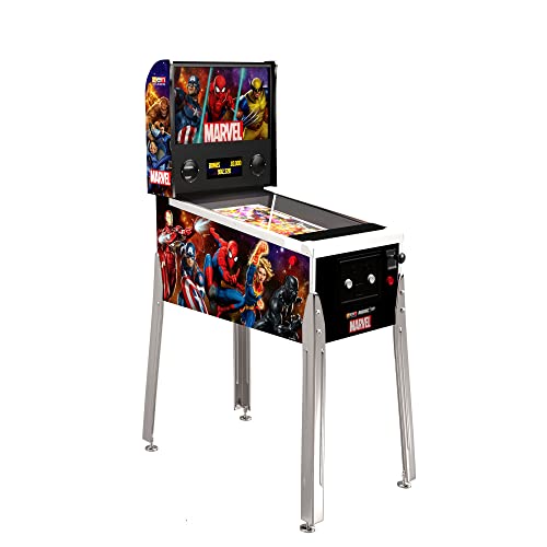 41VrcsImv4L - Arcade 1Up Marvel Digital Pinball II - Electronic Games