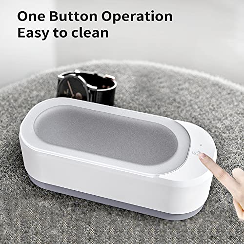 51BOVd8XEWS - Ultrasonic Jewelry Cleaner, Portable Professional Ultrasonic Cleaner for Cleaning Jewelry Eyeglasses Watches Shaver Heads