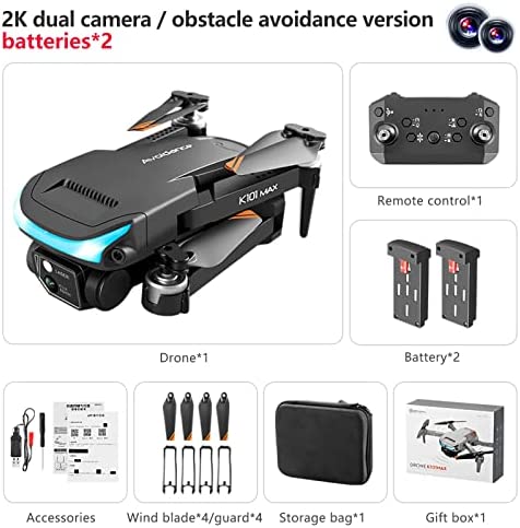 51gOlyHWzyL. AC  - Drone with Camera for Kids Beginners Adults 1080P HD FPV Camera, Remote Control Helicopter Toys Gifts for Boys Girls, Altitude Hold, One Key Landing, Obstacle Avoidance, Speed Adjustment, Headless Mode, 3D Flips, 2 Modular Batteries