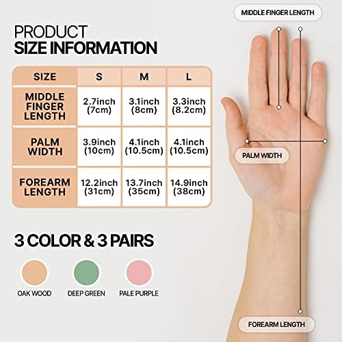51si8Oujk5L. AC  - MAMISON 3 Pairs Colorful Reusable Waterproof Household Dishwashing Cleaning Rubber Gloves, Non-Slip Kitchen Glove(Medium)