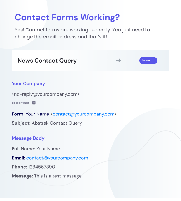 contact form - Abstrak - Agency & Portfolio Theme