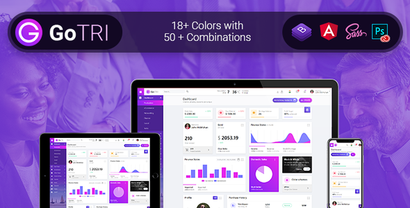 cover.  large preview - GoTRI Admin Dashboard HTML Bootstrap Angular 7 Starter Kit Template