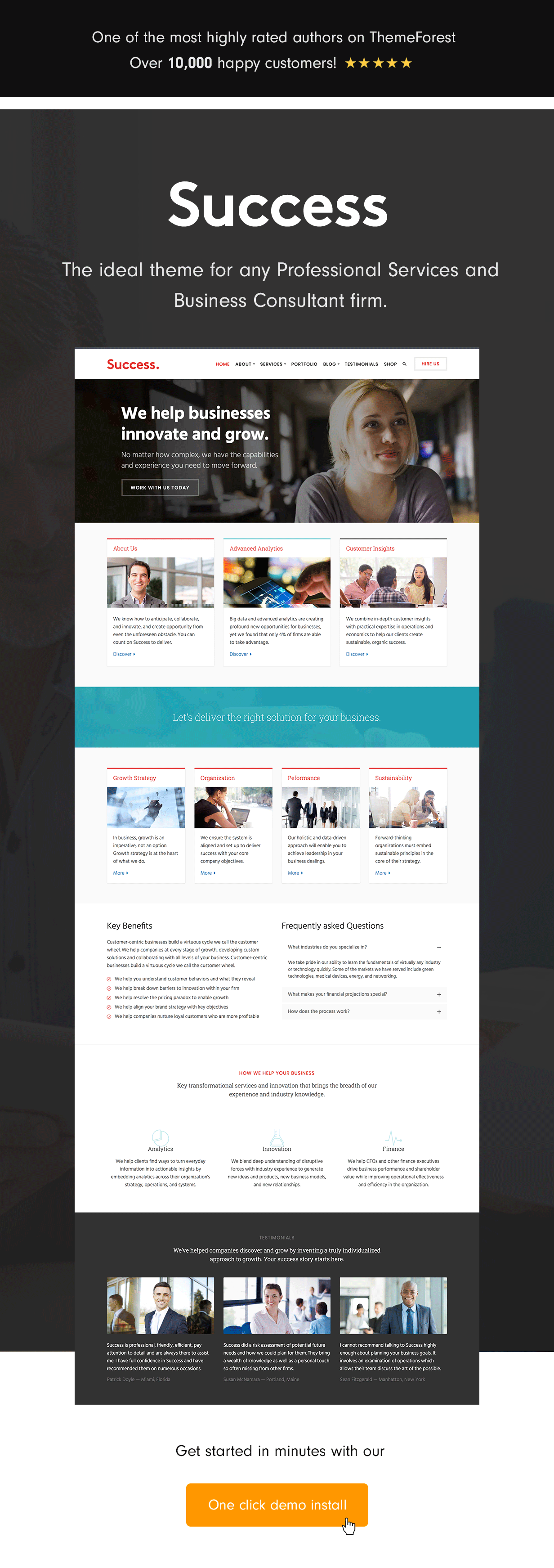 intro2019 - Success - Business and Professional Services WordPress Theme
