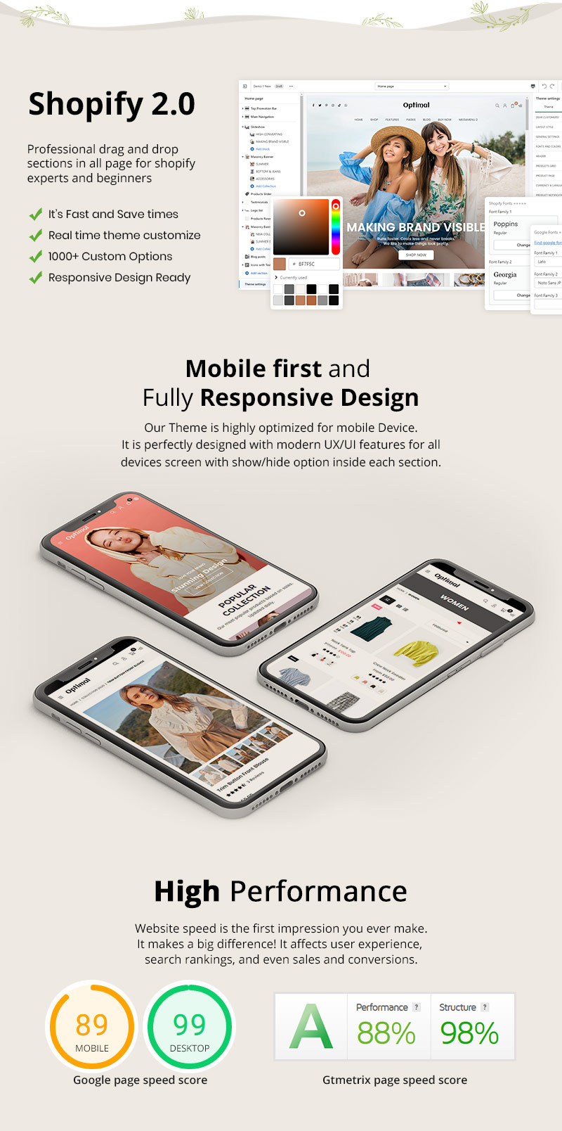 mobile first - Optimal - Multipurpose Shopify Theme OS 2.0