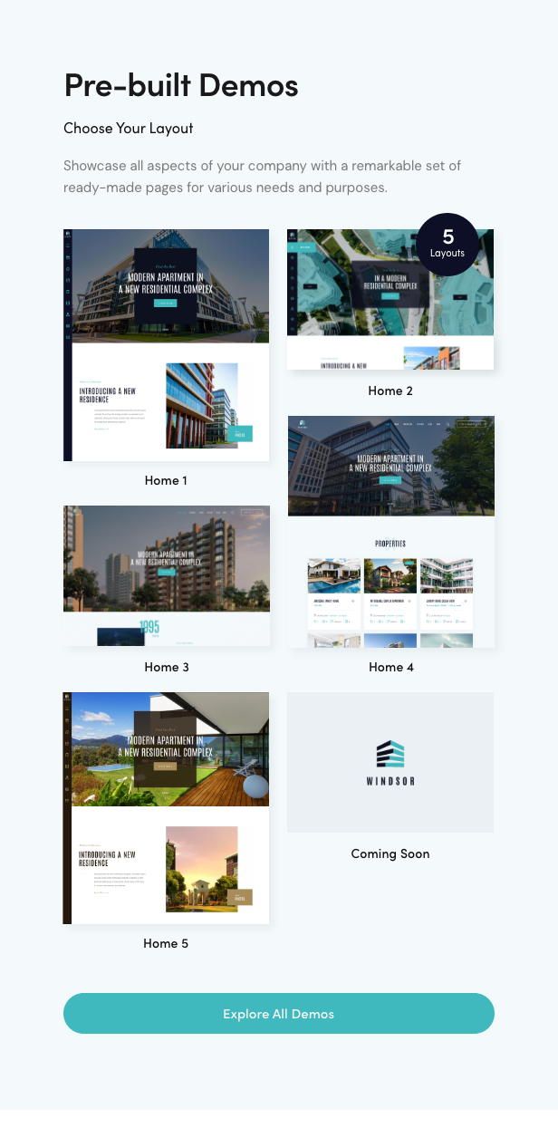 windsor 2 - Windsor - Apartment Complex / Single Property WordPress Theme