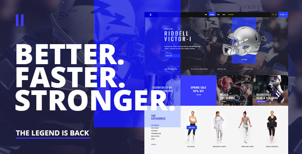 00 preview.  large preview - Athlete2 - Strong Magento 2 Theme