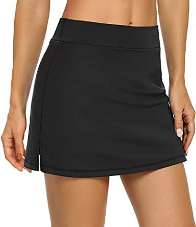 1683115688 31m0Mb952rS. AC  385x445 - LouKeith Tennis Skirts for Women Golf Athletic Activewear Skorts Mini Summer Workout Running Shorts with Pockets