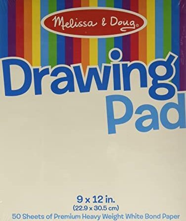 1685325914 41PHsIHUmjL. AC  376x445 - Melissa & Doug Drawing Paper Pad (9 x 12 inches) - 50 Sheets, 3-Pack - Coloring Art Pads For Kids, Toddler Sketch Pads For Ages 3+