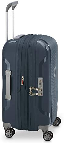 317iD06Py4L. AC  - DELSEY Paris Clavel Hardside Expandable Luggage with Spinner Wheels, Blue Jean, Carry-On 19 Inch