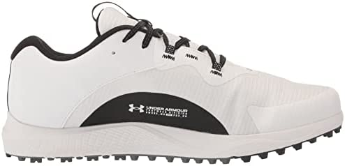 31SEp1O3tFL. AC  - Under Armour Men's Charged Draw 2 Spikeless Cleat Golf Shoe, (100) White/Black/Black, 10.5
