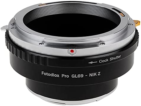 41m1swiAf4L. AC  - Fotodiox Pro Lens Mount Adapter - Compatible with Fujica GL69 Mount Lens to Nikon Z-Mount Mirrorless Camera Systems