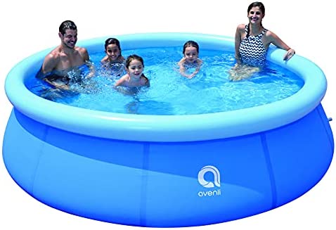 41oN4Plg7+S. AC  - 10ft x 30in Inflatable Swimming Pool Outdoor Above Ground Pool,Top Ring Blow Up Pool Easy Set