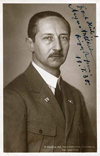 41rRXFqrJ4L. AC  - Prince August Wilhelm of Prussia autograph, signed vintage photograph