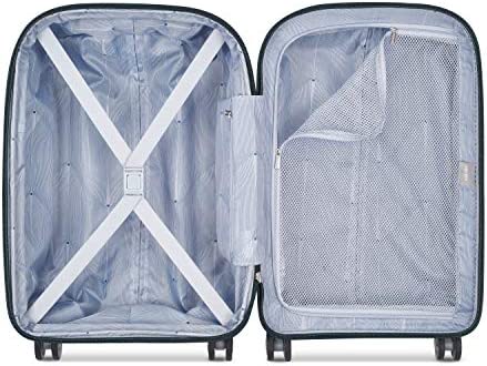 512jPRLt9oL. AC  - DELSEY Paris Clavel Hardside Expandable Luggage with Spinner Wheels, Blue Jean, Carry-On 19 Inch