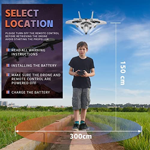 51Dq2SUxLJL. AC  - T.V.V.Fashy Hobby RTF Toy RC Airplanes for Beginners, Stunt Fighter Jet Remote Control Plane Drone for Kids, F22 Raptor RC Plane Jet for Kids Toys