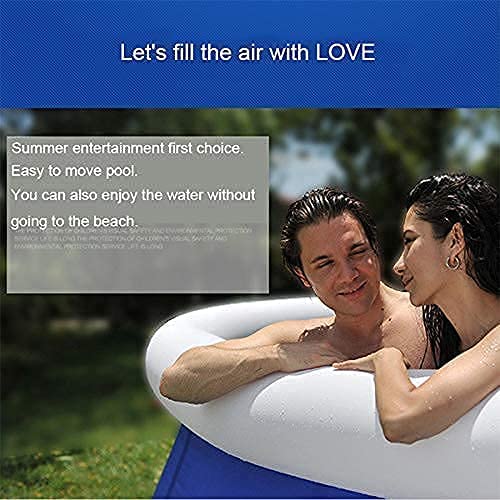 51W6c3+fATS. AC  - 10ft x 30in Inflatable Swimming Pool Outdoor Above Ground Pool,Top Ring Blow Up Pool Easy Set