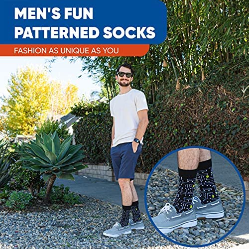 61Sf7yJReZL. AC  - NKPT Fun Socks for Men - Mens Funny Socks, Novelty Socks, Funky Socks Men, Crazy Socks for Men
