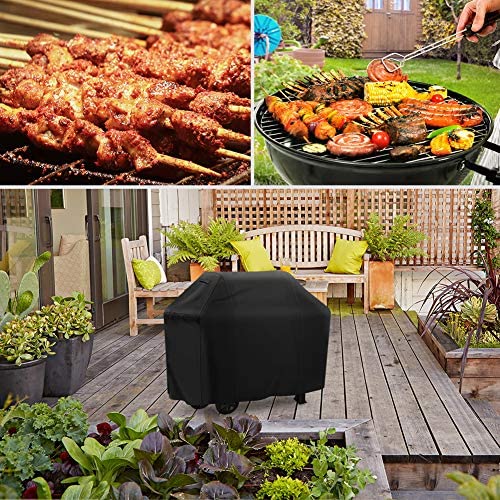 61ZiVofs4QL. AC  - Grill Cover 58 inch, iCOVER Waterproof BBQ Gas Grill Cover, Polyester Easy On/Off, Dustproof Fade Resistant for Weber Char-Broil Nexgrill and More Grills
