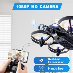 7c440669 3cf1 404d 96cc 5b6348babb6b.  CR0,0,300,300 PT0 SX300 V1    - 4DRC V16 Drone with Camera for Kids,1080P FPV Camera Mini RC Quadcopter Beginners Toy with 7 Colors LED Lights,3D Flips,Gesture Selfie,Headless Mode,Altitude Hold,Boys Girls Birthday Gifts,