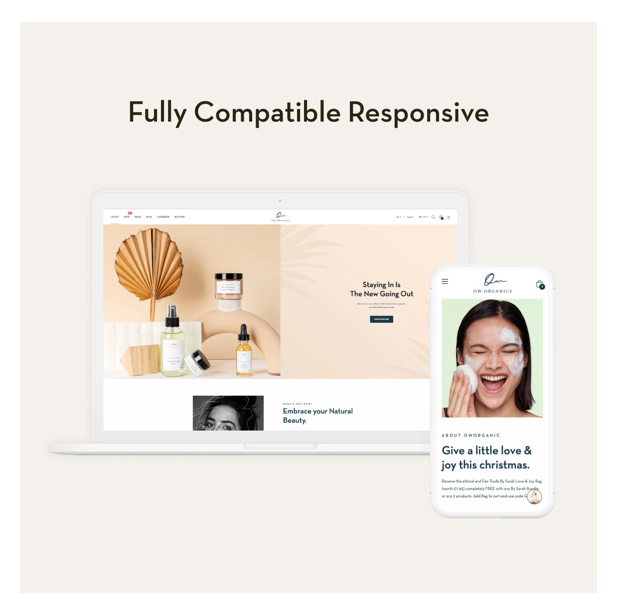 Responsive - Oworganic - Multipurpose Sections Shopify Theme