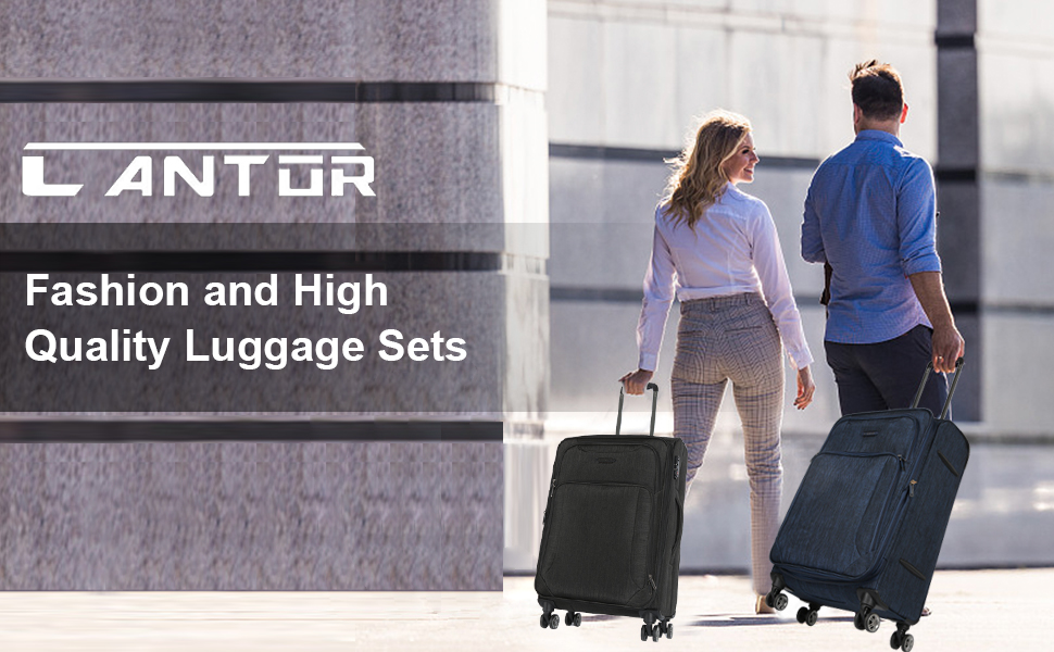 c909a398 d260 451e aeaf 6c48552e4a8c.  CR0,0,970,600 PT0 SX970 V1    - Cantor Ultra Lightweight Softside Luggage with Spinner Wheels, Set of 3, Expandable Suitcase with Retractable Handle and ID Tag, and Interlocking Zippers with TSA Lock