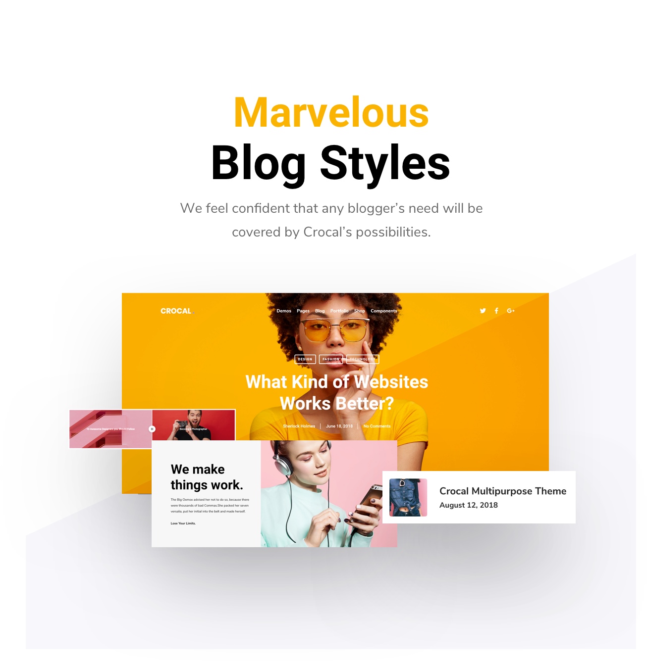 crocal blog styles - Crocal - Responsive Multi-Purpose WordPress Theme