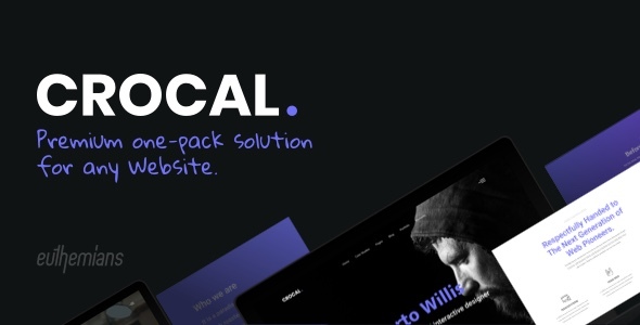 preview image.  large preview - Crocal - Responsive Multi-Purpose WordPress Theme
