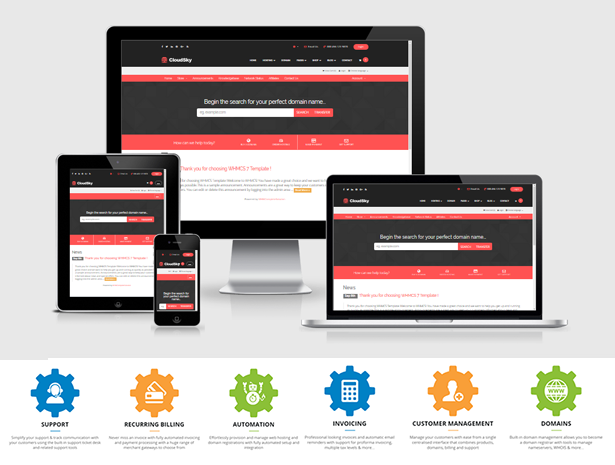 res pres whmcs - CloudSky | Multipurpose Domain, Hosting and WHMCS Template