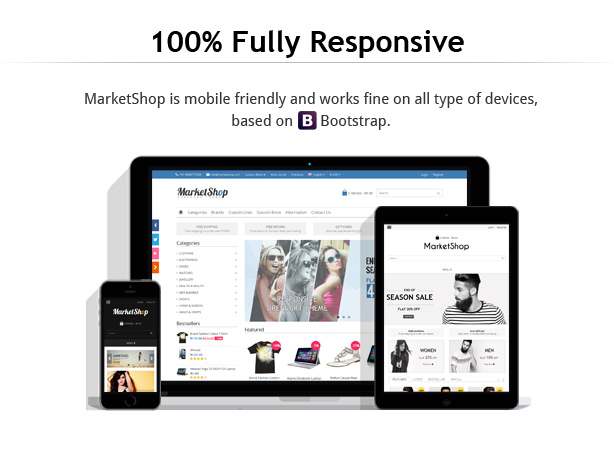 responsive - MarketShop - Multi-Purpose OpenCart Theme