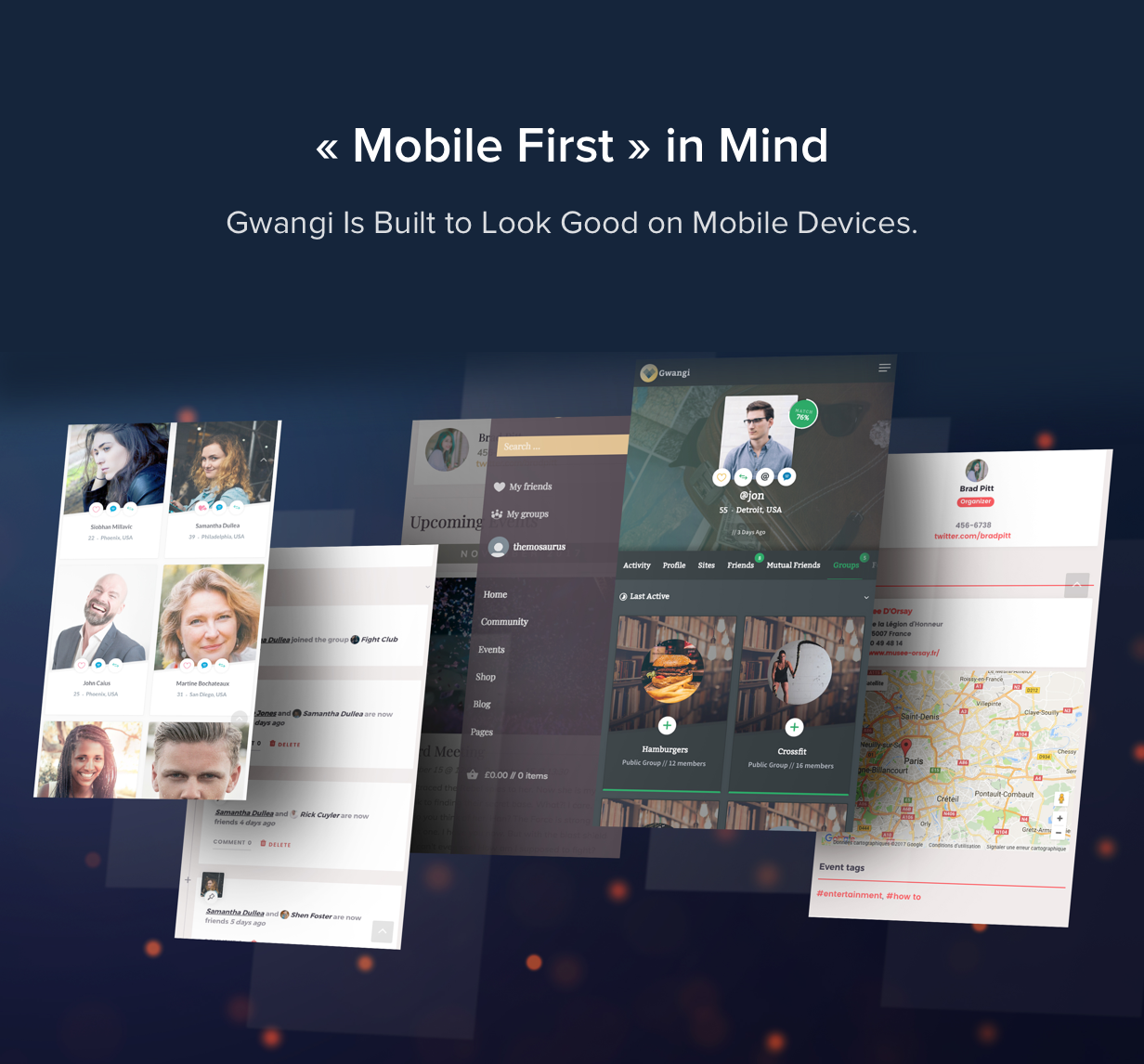 section  mobile first - Gwangi - PRO Multi-Purpose Membership, Social Network & BuddyPress Community Theme
