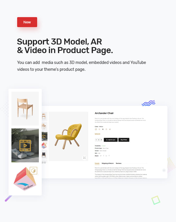 tf 3D - Shopify  - Outstock  Clean, Minimal , Drag & Drop
