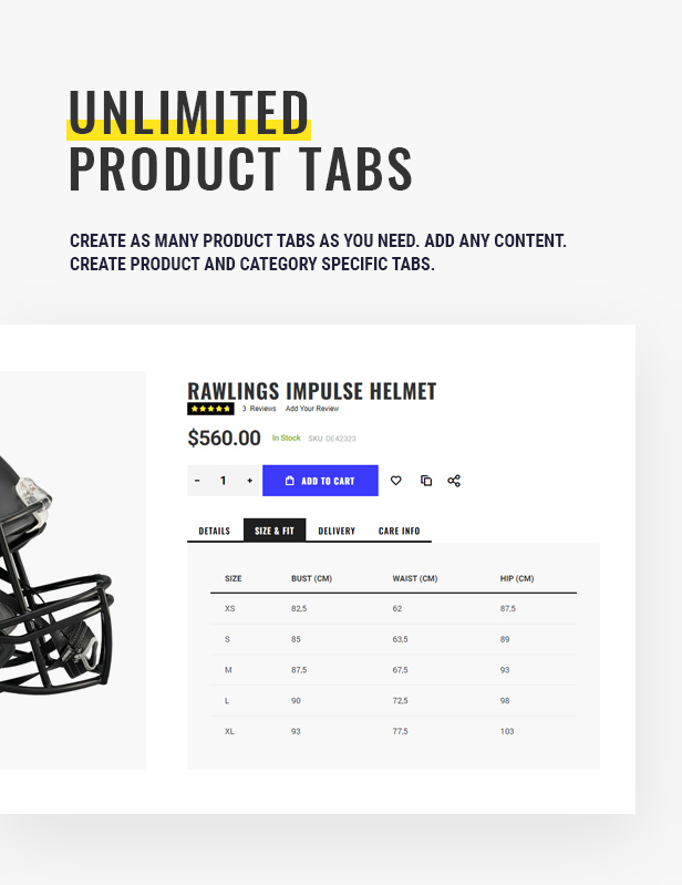 unlimited tabs 1 - Athlete2 - Strong Magento 2 Theme
